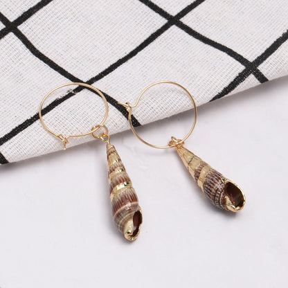 Summer Color Shell Earrings