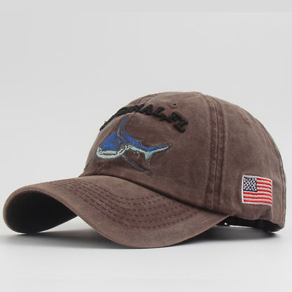 Vintage Ocean Gate Safety Technician Distressed Baseball Cap