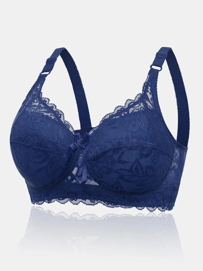 E G Cup Adjustable Back Plus Size Lace Bra