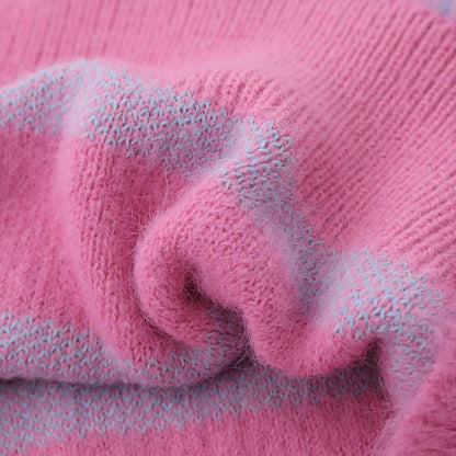 Women’s Round-Neck Fleece Sweater – Lightweight Nylon Pullover