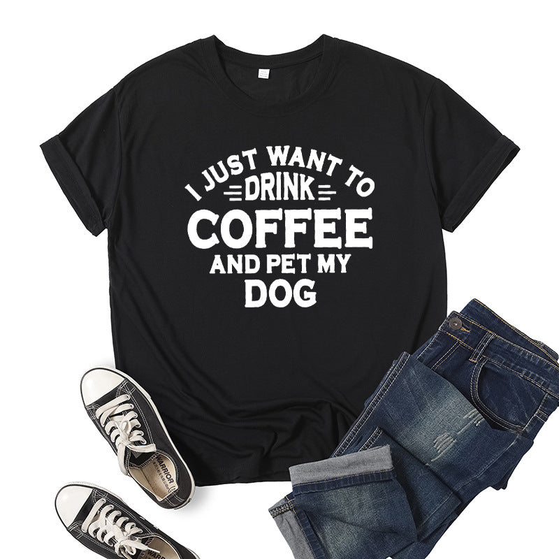 Rules For Monday Printed O Neck T Shirts For Women