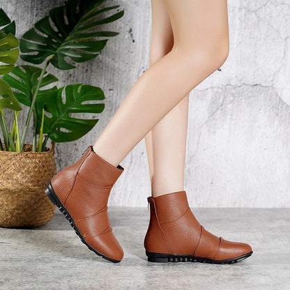 Short Martin Boots for Women | Waterproof Casual Student Boots with Platform Sole