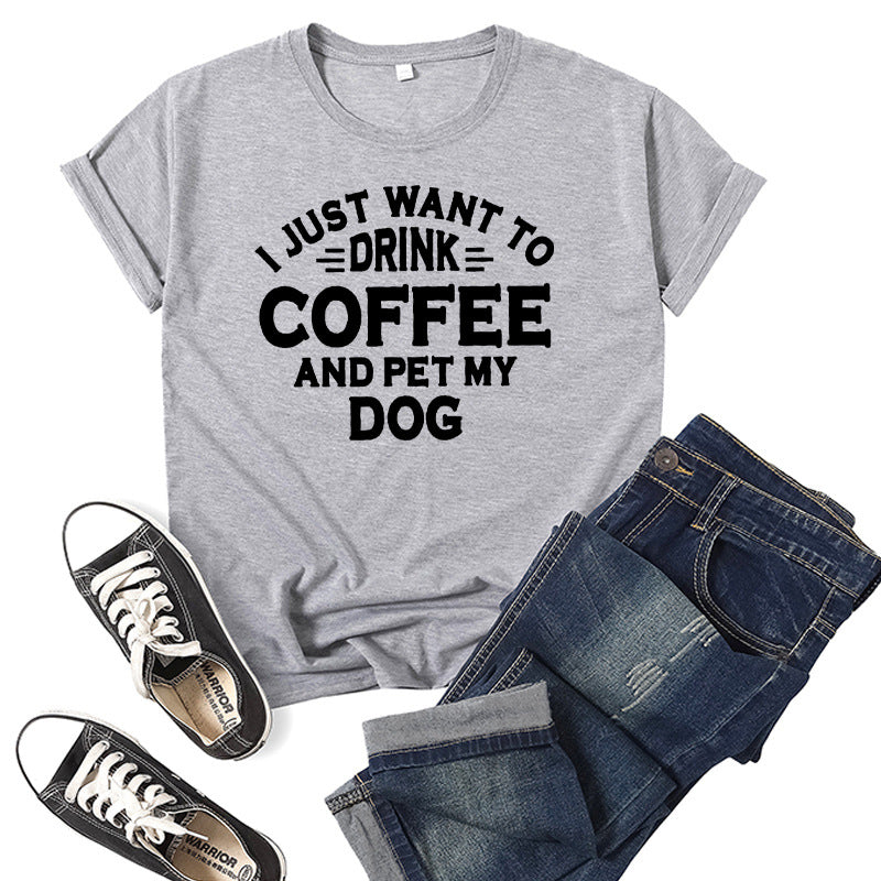 Rules For Monday Printed O Neck T Shirts For Women