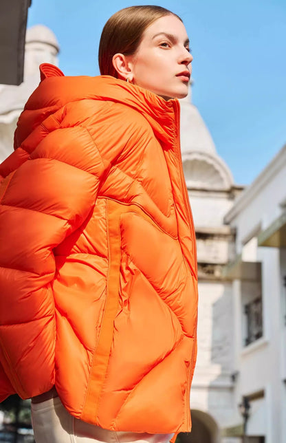 Cold Warrior Womens Hooded Winter Thick Long Down Parka Coat