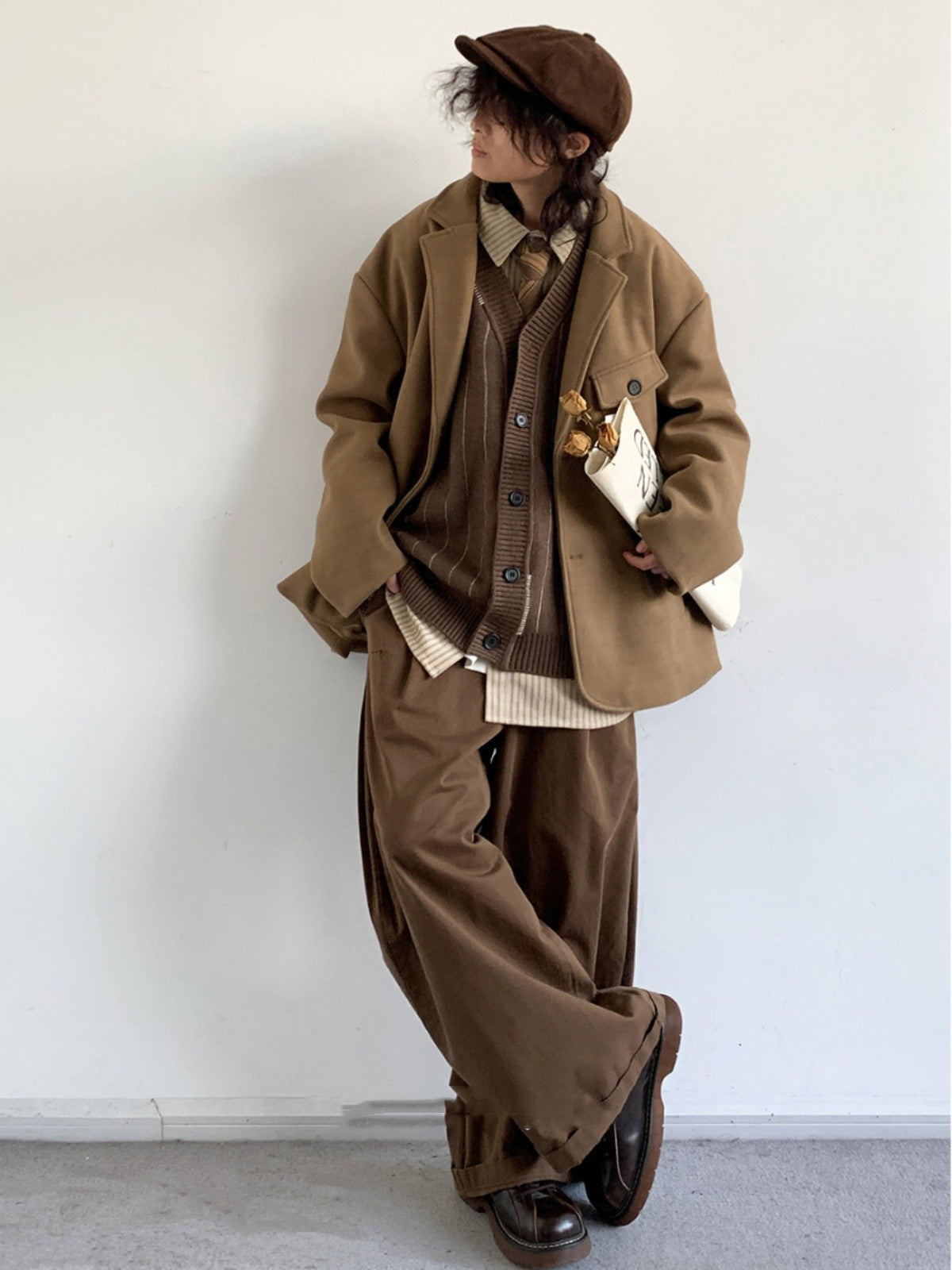 Traveler Style Sleeveless Hooded Loose Jacket For Women