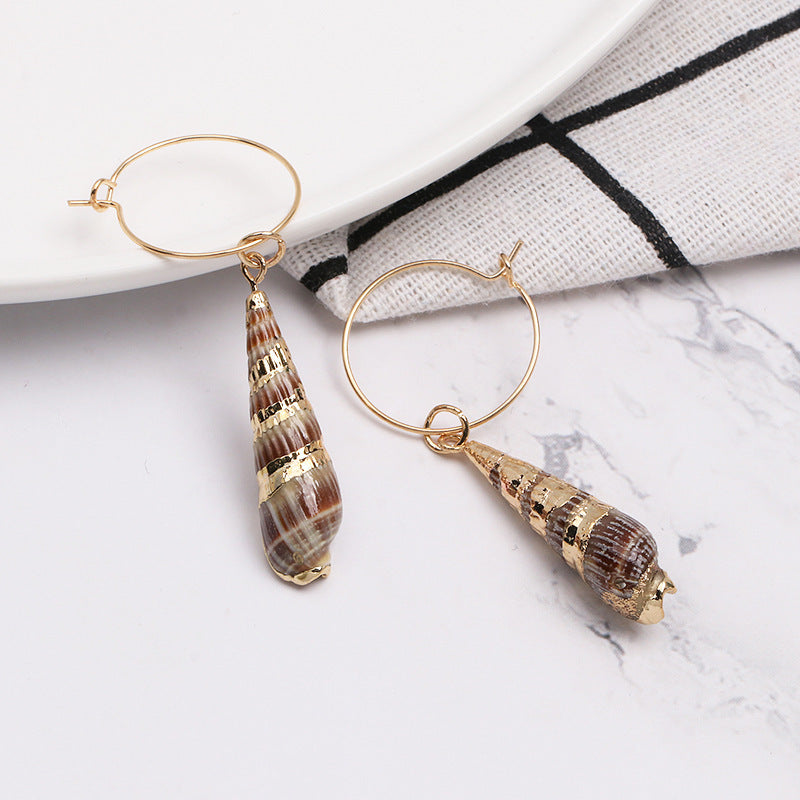 Summer Color Shell Earrings