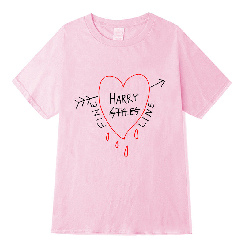 Harry Styles Fine Line Korean Style Modal T-Shirt – Soft Casual Tee for Women & Men