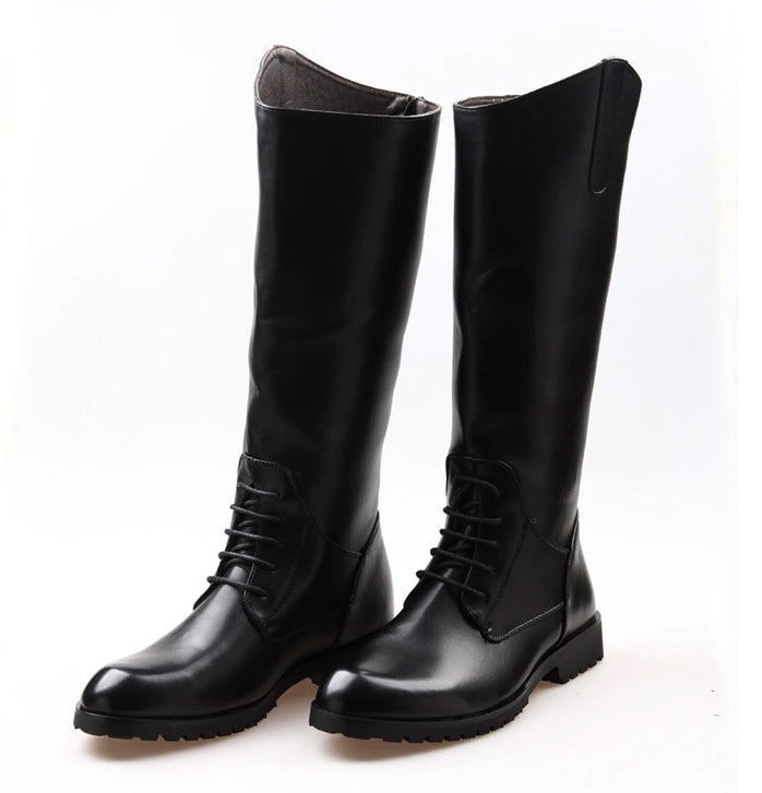 Unisex Waterproof Horse Riding Boots | Long PU Leather Equestrian & Streetwear Boots
