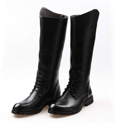 Unisex Waterproof Horse Riding Boots | Long PU Leather Equestrian & Streetwear Boots