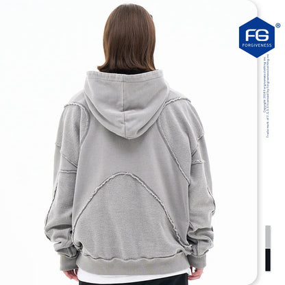 2025 Men's Streetwear Sweatshirt – Reverse Car Design Hoodie for Autumn & Winter