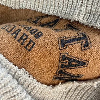 Loose Knit Spliced Sweater – Korean Style Pullover for Autumn Winter