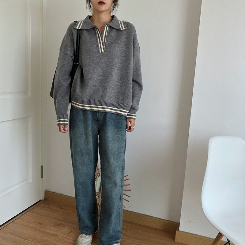 Effortless Elegance: Oversized Personalized Sweater for Women