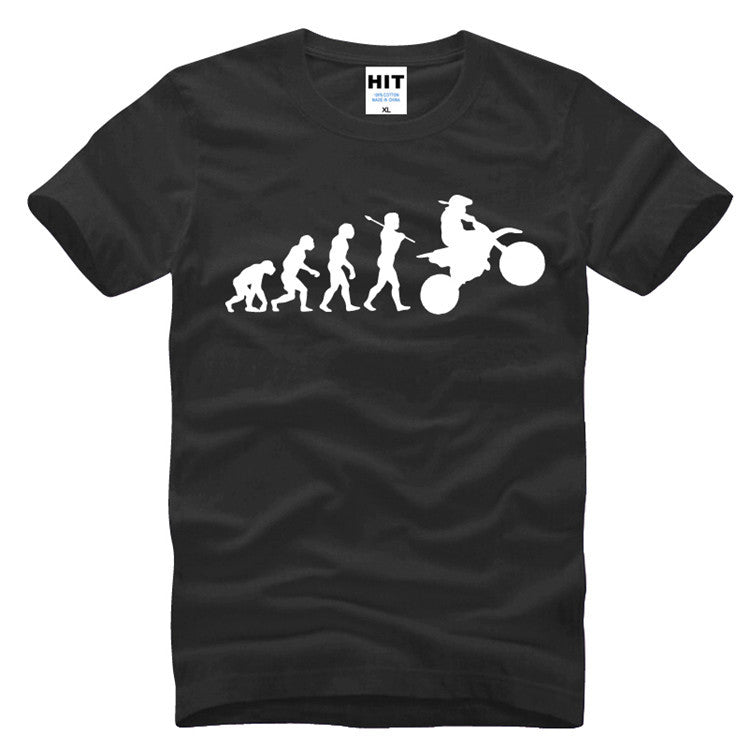 Womens Human Evolution Cool Summer T Shirts