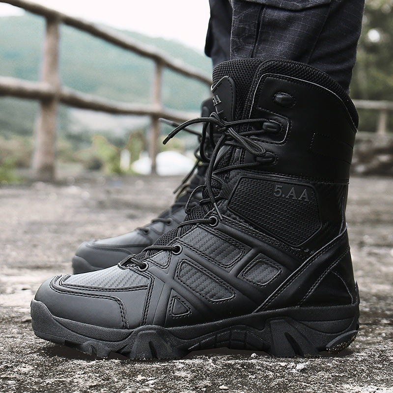 Men's Waterproof Military Combat Boots for Hiking Mountaineering & Outdoor Training