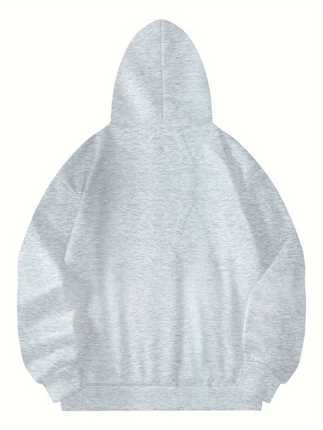 Men’s “DOG MOM” Letter Print Hoodie – Street Style Pullover with Kangaroo Pocket