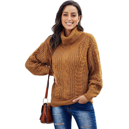 Cozy Loose-Fit Plus Size Sweater – Bold Solids for Fall