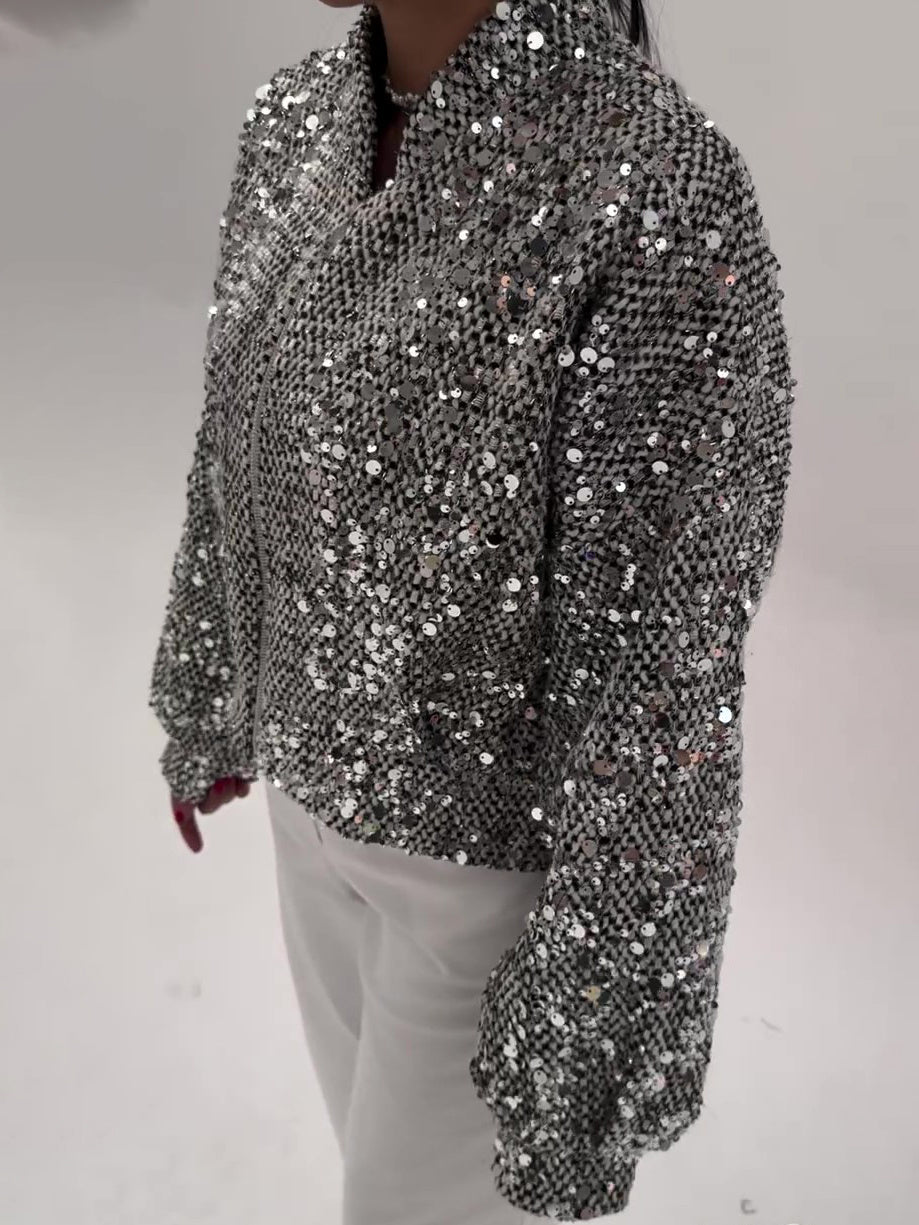 2025 Spring Autumn Womens Medium Length Cable Knit Cardigan Casual Loose Fit Solid Color Jacket