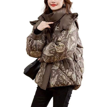 New Winter Style Multi Color Glossy Puffy Women Coats
