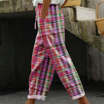 Women’s High Waist Casual Loose Pocket Trousers – Relaxed Everyday Streetwear Pants