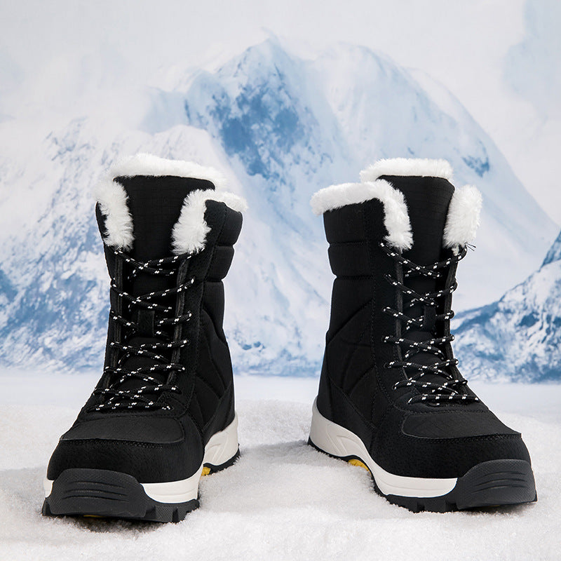 Extreme Cold Womens Snow Boots Super Thick Cold Proof For Minus 40 C Waterproof