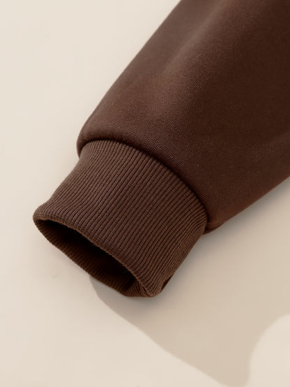 Plus Size CRAZY Print Hoodie – Women’s Casual Pullover Sweatshirt with Kangaroo Pocket for Fall/Winter