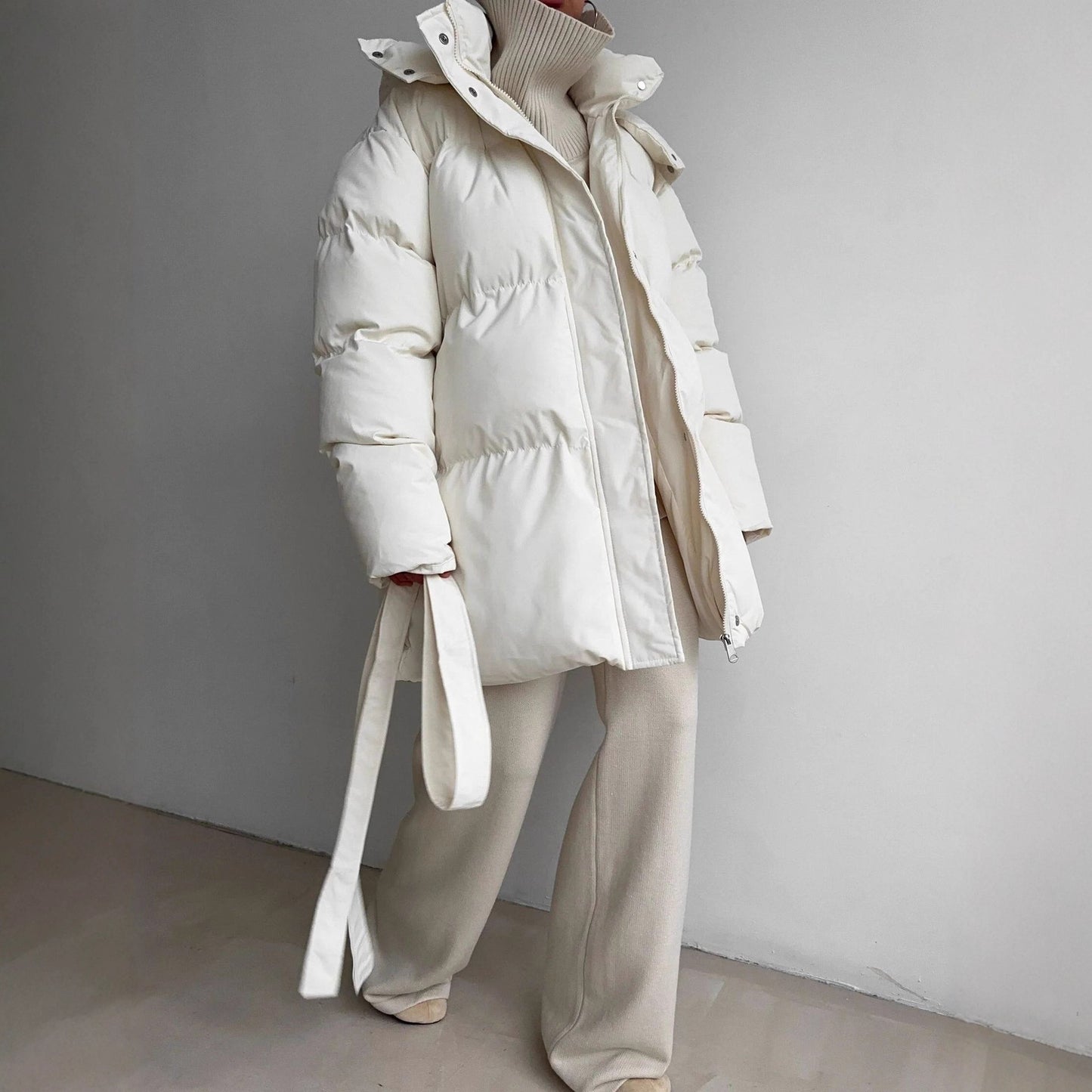 Cotton Filling Long Winter Coats