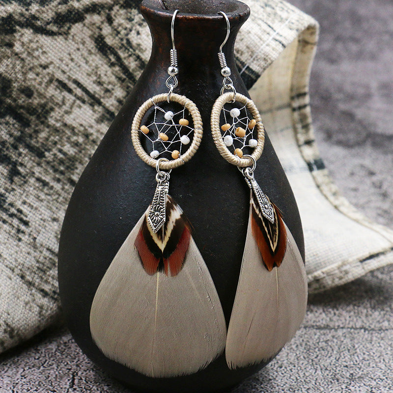 Earrings Boho Feather Statement Jewelry Accessories Trend 2025