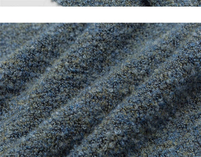 Loose Fit Polyester Knit for Teens Unisex Puppy Pattern Sweater