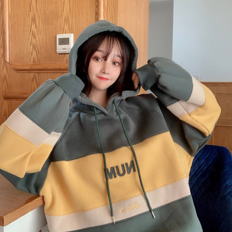 Lazy Top Student Hooded Autumn & Winter Hoodies