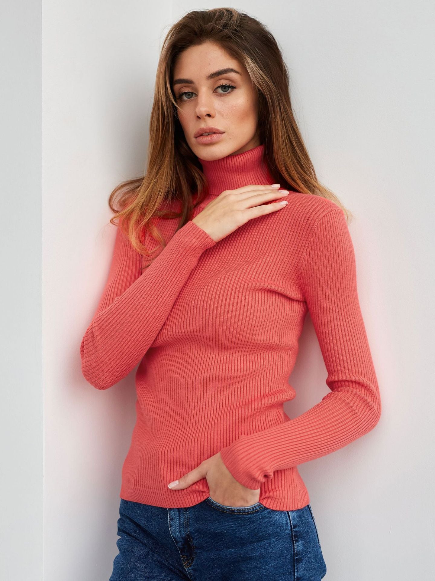 Women's Lightweight Turtleneck Sweaters