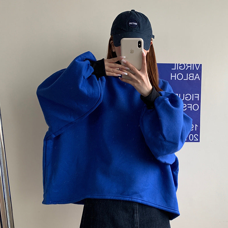 Trendy Hot Pink Oversized Streetwear Hoodie