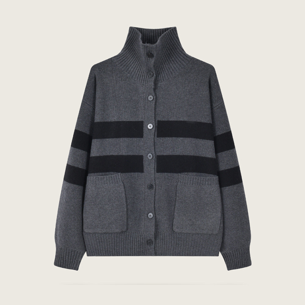 Cozy Chic: Loose Knitted Cardigan for Effortless Everyday Style