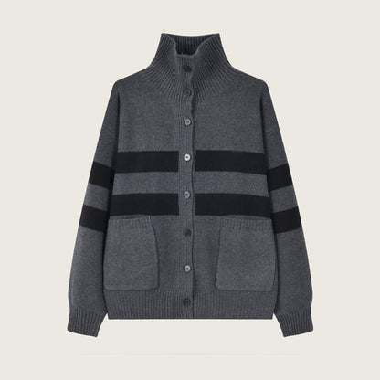 Cozy Chic: Loose Knitted Cardigan for Effortless Everyday Style