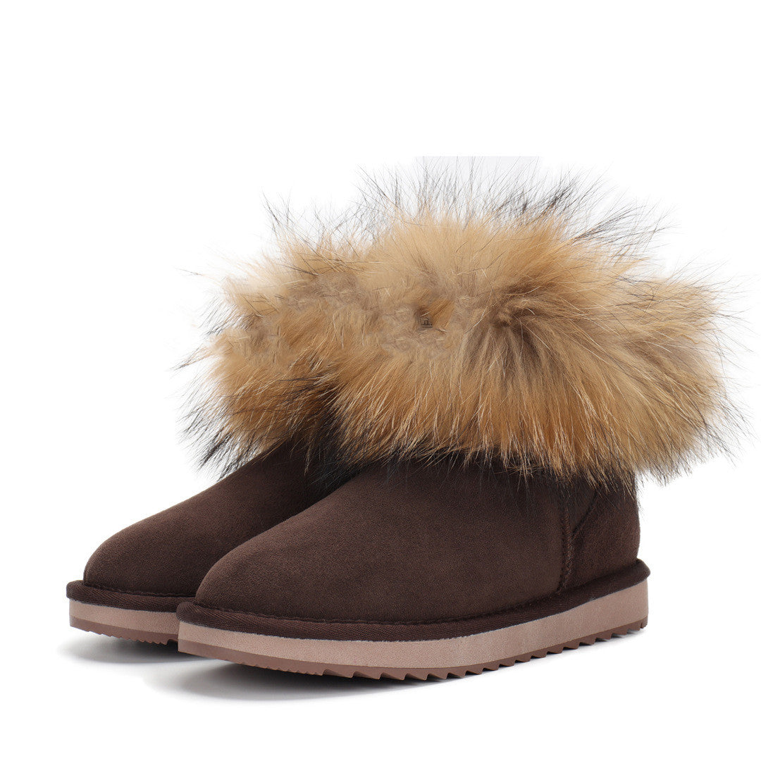 Casual Furry Softener Warm Snow Boots For Women