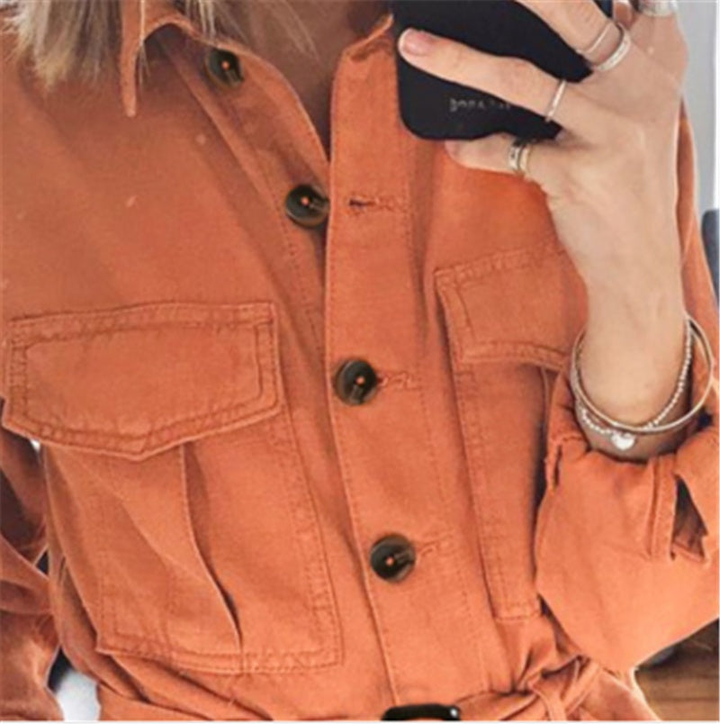 Orange One-Piece Jumpsuit for Women – Bold & Stylish Summer Outfit