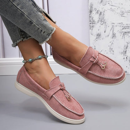 Candy Color Summer Loafers Slip On Moccasins For Women