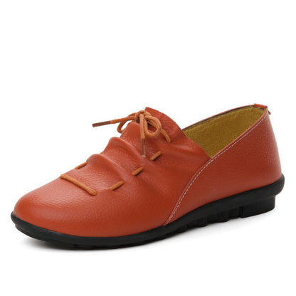 Women’s Soft Sole Leisure Shoes | Comfortable Leather Casual Shoes