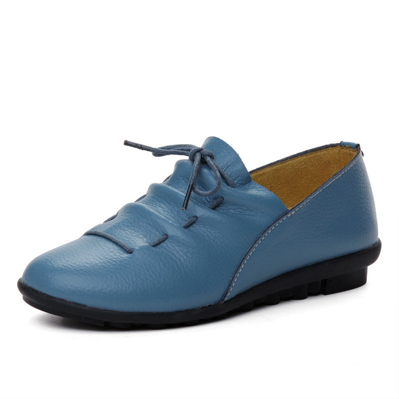 Women’s Soft Sole Leisure Shoes | Comfortable Leather Casual Shoes
