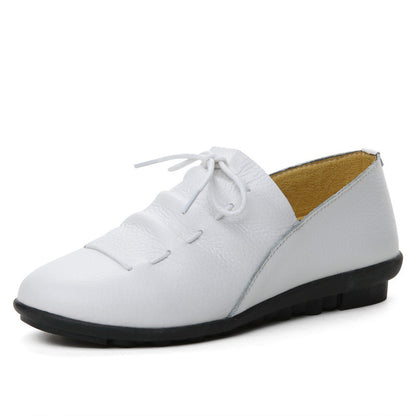 Women’s Soft Sole Leisure Shoes | Comfortable Leather Casual Shoes