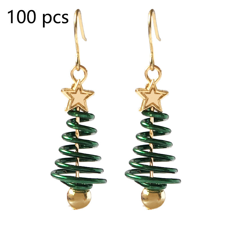 Earrings Christmas Tree Star DIY Festive Design Jewelry Trend 2025