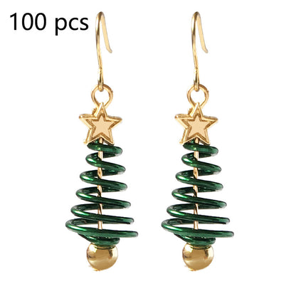 Earrings Christmas Tree Star DIY Festive Design Jewelry Trend 2025