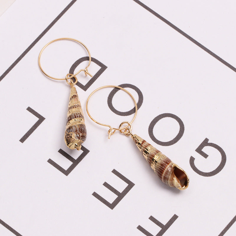 Summer Color Shell Earrings