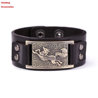 Teen Wolf Leather Bracelets – Adjustable Minimalist Bracelets for Men & Women