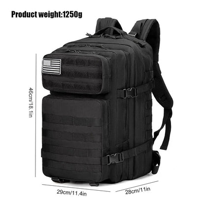 48L/25L Large Capacity Waterproof Camping Tactical Backpack