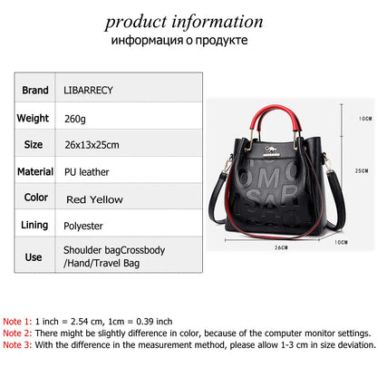 Colorful Letter Print Tote Bag Lightweight Spacious