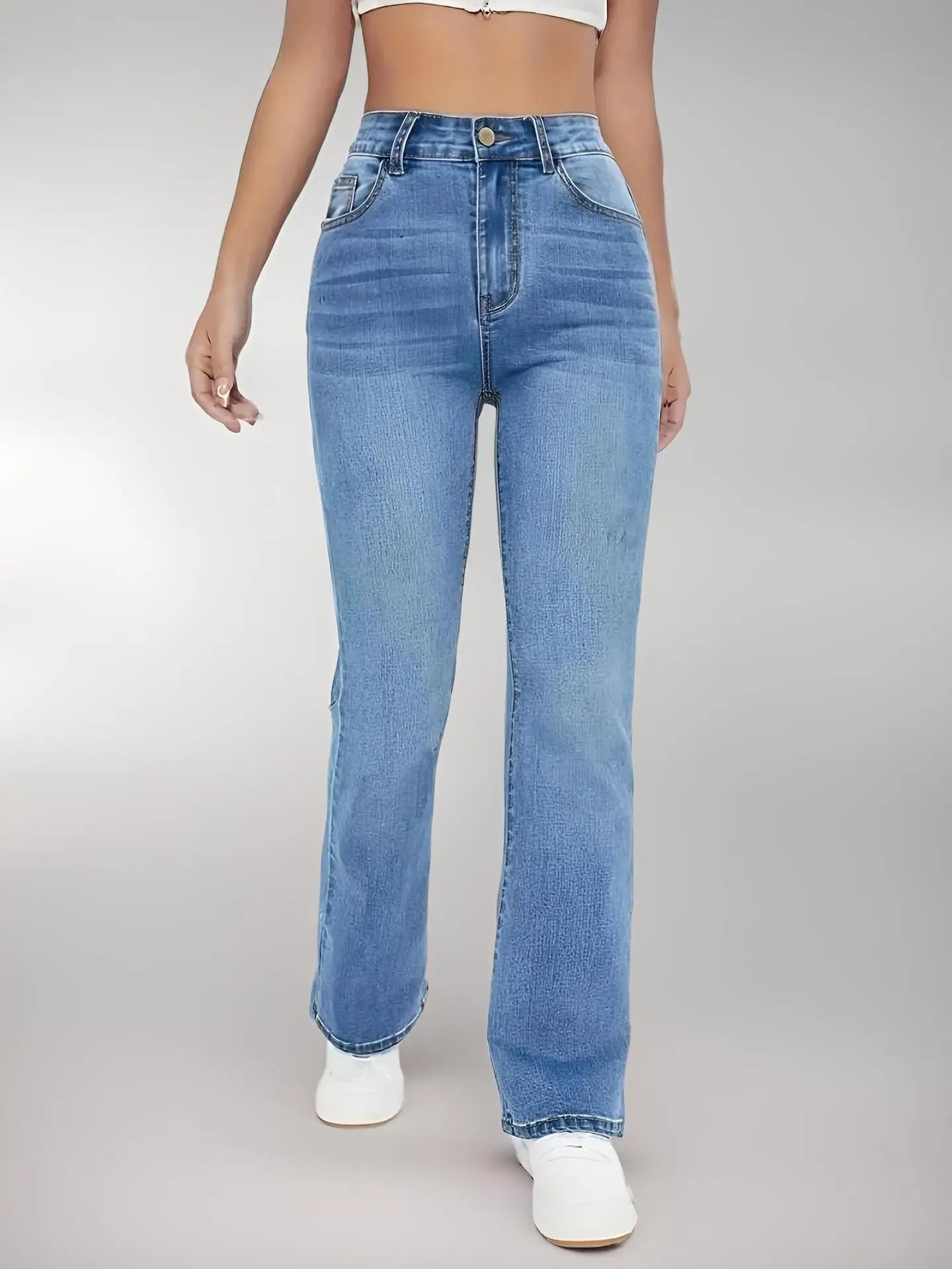 Regular Fit Casual Blue Denim Jeans