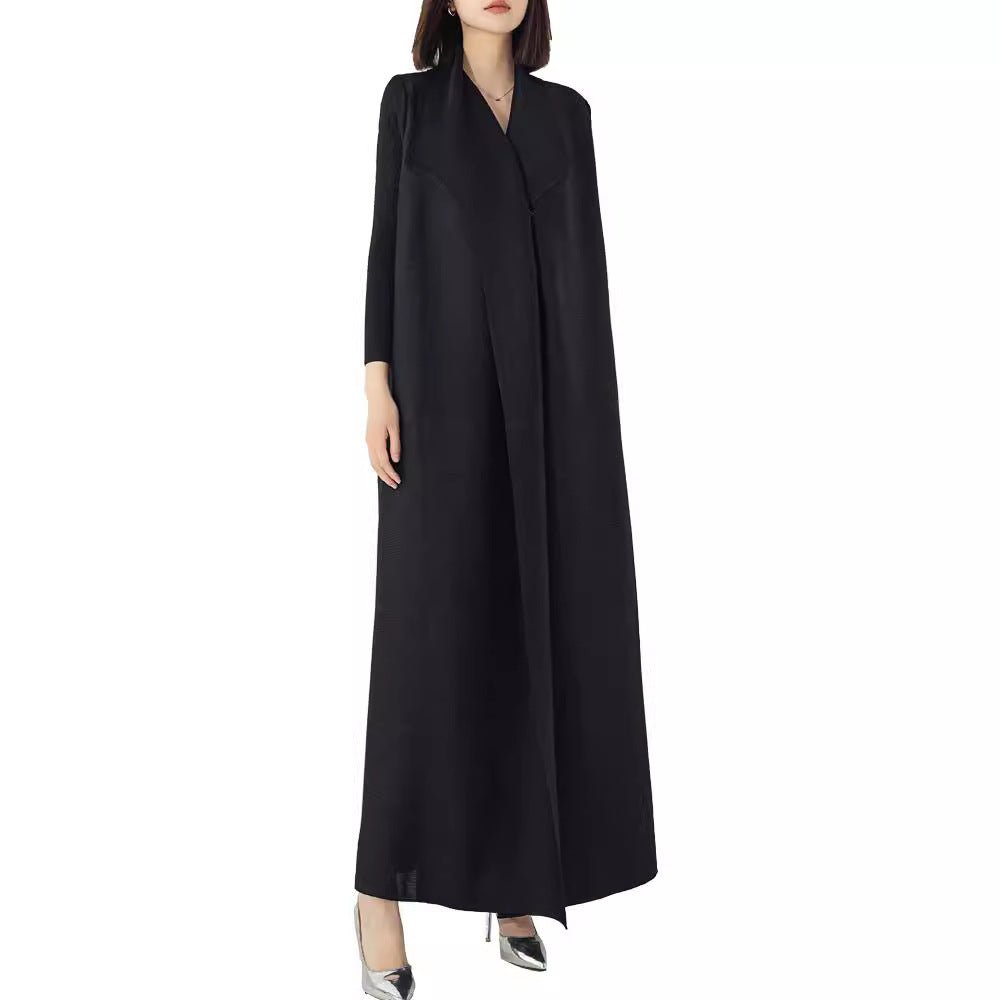 Elegant Long Trench Coat – Long Coats Aesthetic & Chic Layering Outfits