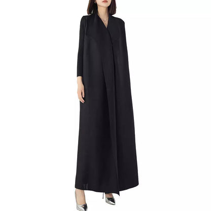 Elegant Long Trench Coat – Long Coats Aesthetic & Chic Layering Outfits
