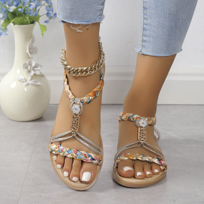 Casual Gladiator Style Outdoor Flat Sandal