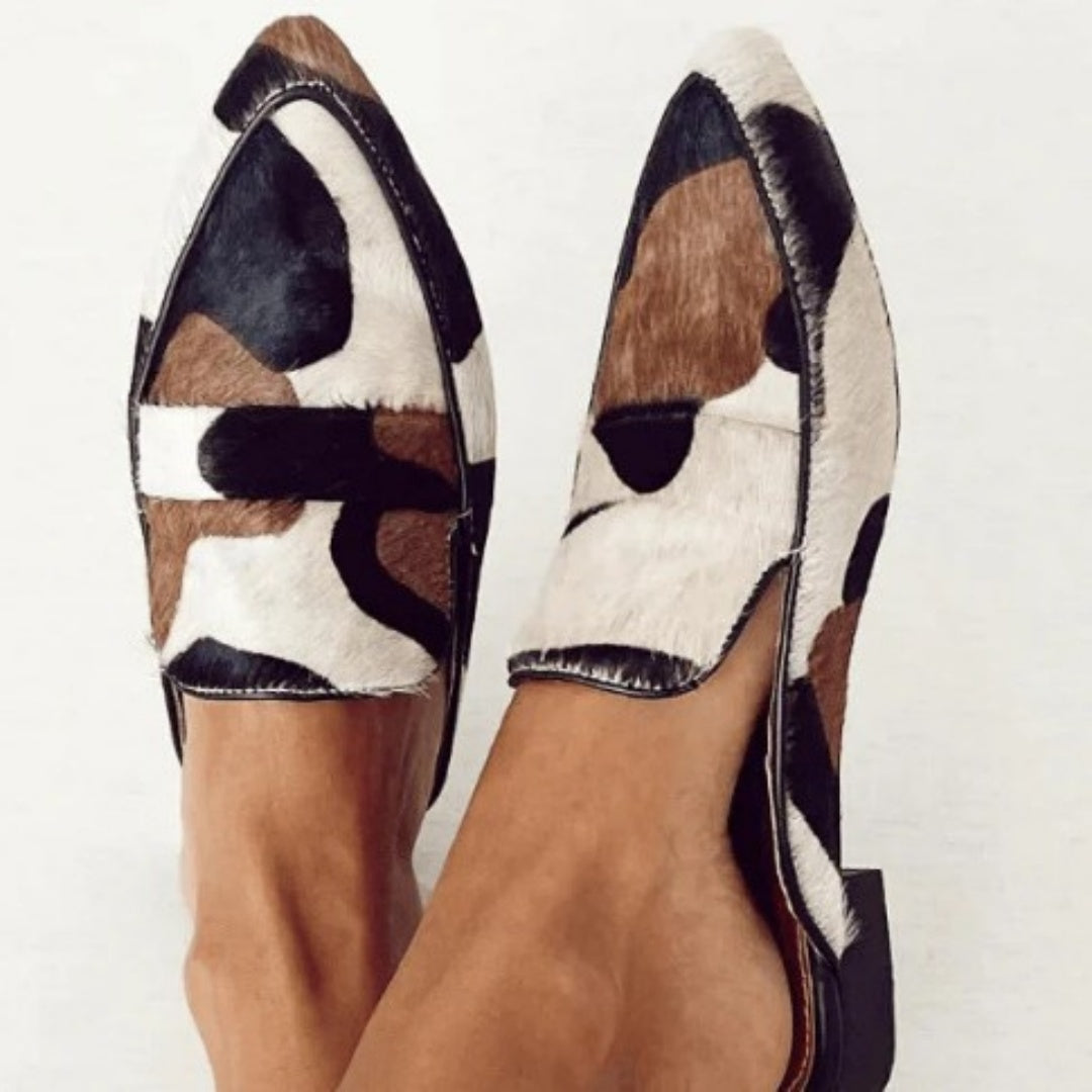 Pointed Knit Flat Shoes Fashionable And Comfortable For Spring And Autumn